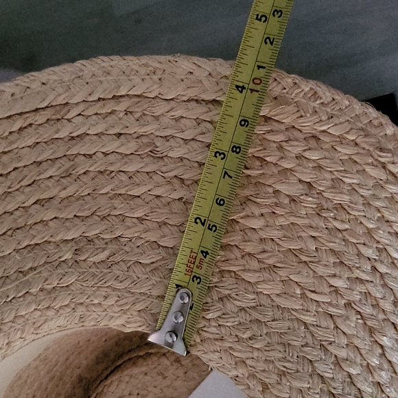Waxed Wide Boater Straw Hat - Picture 5 of 6